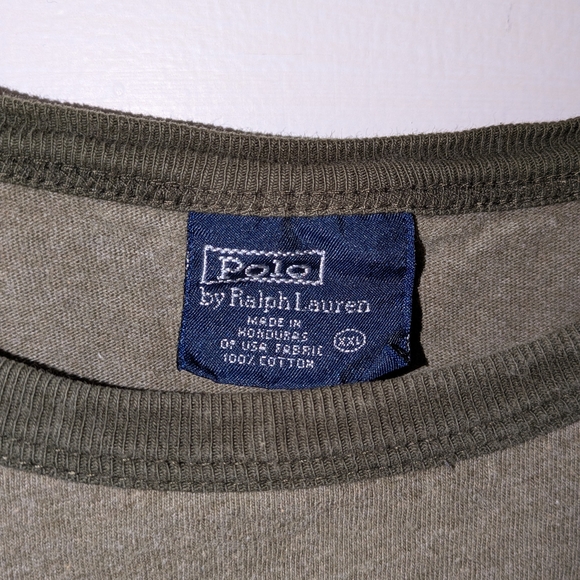 Polo Ralph Lauren Men’s Olive Green T-Shirt – Size XXL - Picture 3 of 3